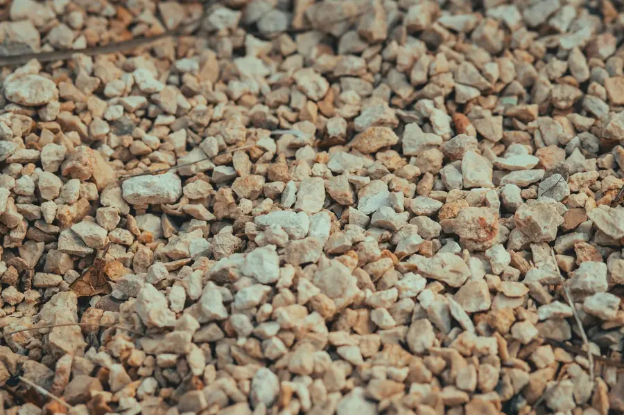 Close-up of resin bound stone aggregate in Bournemouth