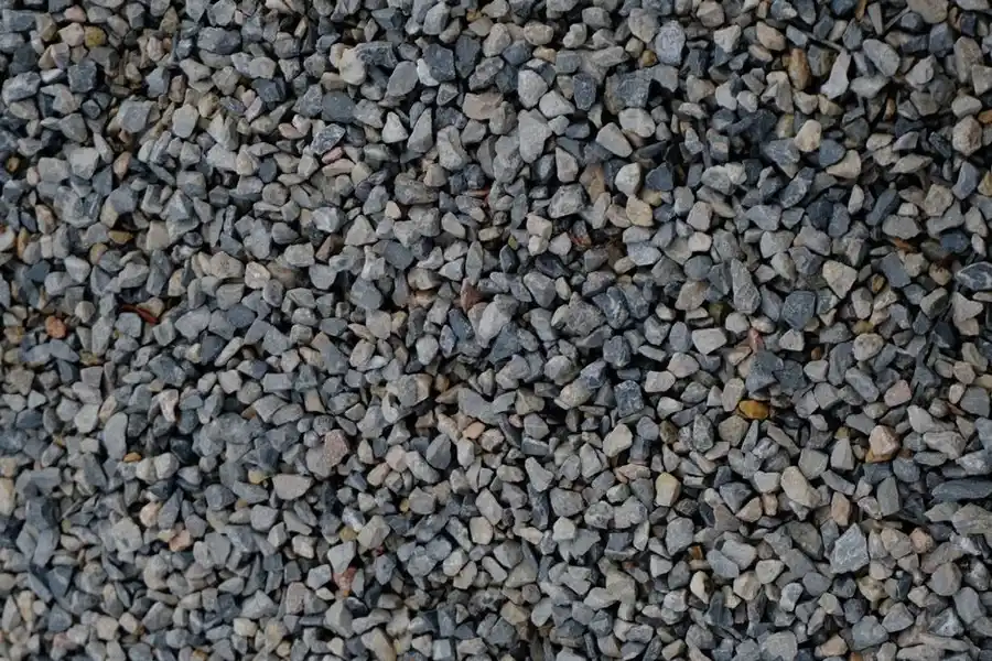 Close-up of natural aggregate used in resin bound stone surfacing