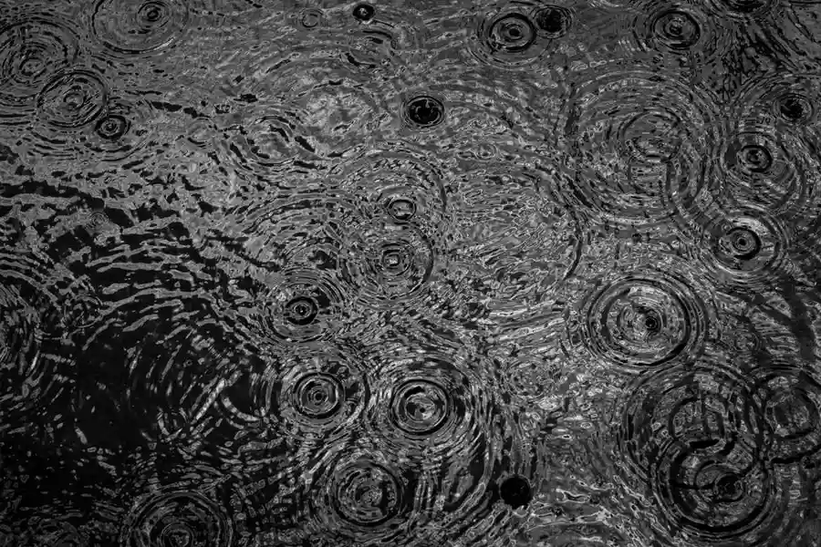 Water pooling on a hard surface - a permeable resin surface should never puddle if the base beneath it was built correctly