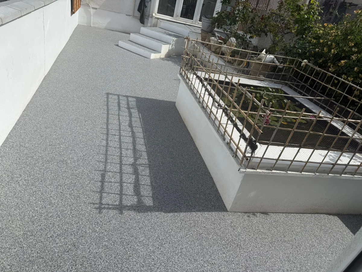 Resin paving installation in Bournemouth