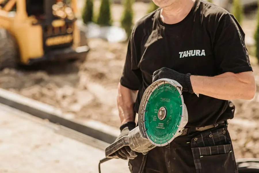 A tradesperson planning the sequence of work on a site