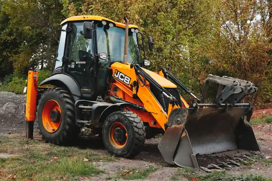 Excavation and groundwork at the start of a driveway installation