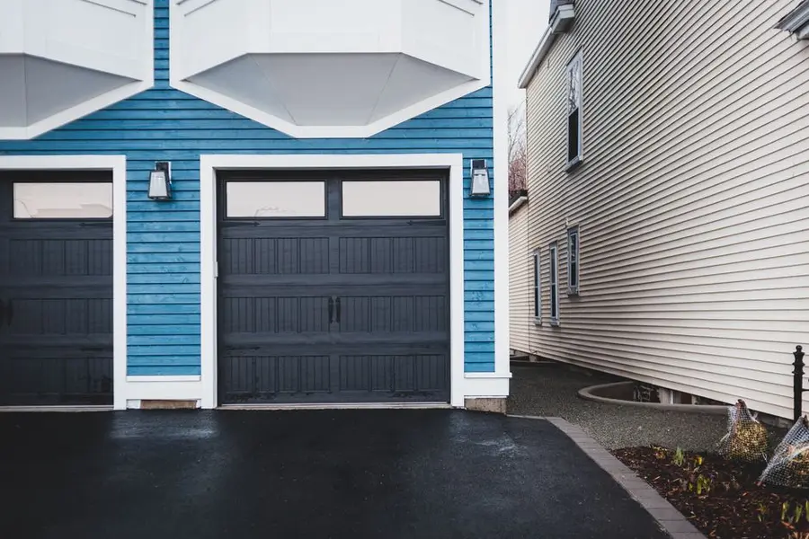 The layered construction beneath a finished resin driveway