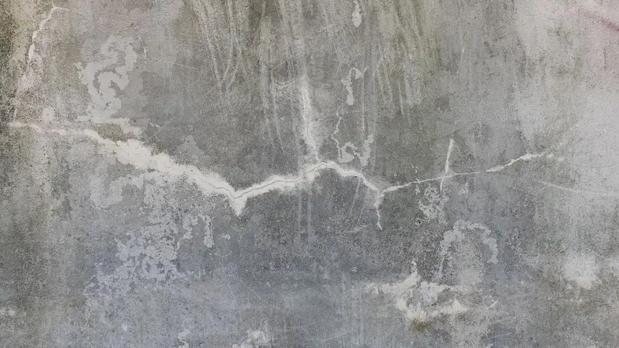 An old, worn driveway that may only need a budget replacement
